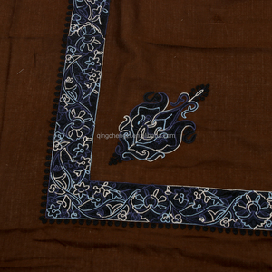 Sciarpa Araba da Uomo alla Moda, Shemagh Yemenita, Keffiyeh Ricamato a Mano, Hijab Kashmiri, Abbigliamento Islamico <span class=keywords><strong>Sufi</strong></span>, Masarhijab Omanita - Product Image 4