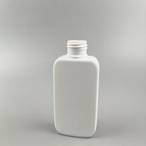 OEM Nhựa <span class=keywords><strong>100ml</strong></span> màu trắng hình bầu dục hình vuông nhựa HDPE Lotion bơm dầu gội Lotion chai gói - Product Image 3