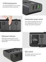 Adaptateur chargeur de voiture rapide 3 ports USB QC PD 3A, allume-cigare 12V 120W, répartiteur de chargeur allume-cigare 3 prises