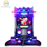 Machine de jeu de danse d'arcade à grande échelle de 55 pouces ; Fabricant de machines de jeu de danse à détection de mouvement
