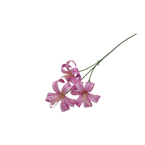 Bouquet de lys artificiels Gloriosa 30cm-100cm, fleurs en soie plastique pour décoration de mariage et d'hôtel - Product Image 1
