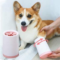 MMG Nouveau Design Lave-pattes portable 360° pour chien, en silicone souple et ABS, écologique, pour le nettoyage des pattes d'animaux, produits de bain, utilisation en salle de bain