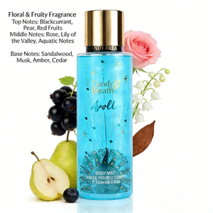 Brume Corporelle de Luxe en Gros pour Femmes, Inspirée des Fleurs et des Fruits (Cyrup de <span class=keywords><strong>Cassis</strong></span>, Poire, Rose) pour Usage Quotidien et Estival - Product Image 2