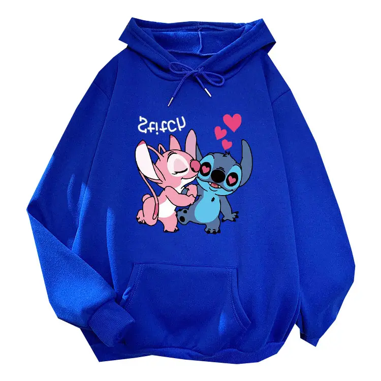 Stitch girls fancy sweater Stitch girls long sweater Stitch blue winter sweater