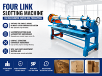 Machine à rainurer semi-automatique à quatre liaisons pour la production de boîtes en carton ondulé - Points forts de la vente