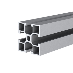 Estante de perfil de aluminio 4040 de alta calidad, extrusión de perfil de aluminio anodizado estándar europeo <span class=keywords><strong>40x40</strong></span>, industrial - Product Image 4