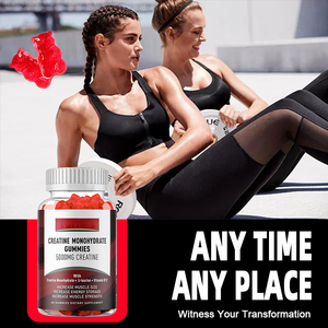 Gummies de créatine monohydrate OEM/ODM pour hommes et femmes, compléments nutritionnels sportifs à marque privée, populaires sur TK/Amazon - Product Image 3