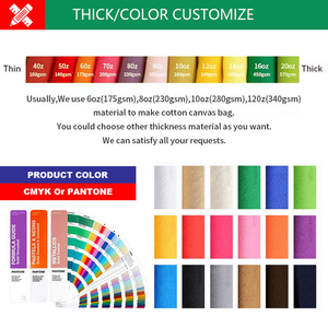 Mua sắm di động in logo của riêng bạn chấp nhận tùy chỉnh vải grocey bông Tote Túi - Product Image 6