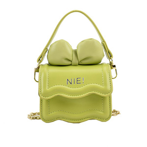 Mini Bolso de Hombro para Niñas con Lazo, Bolso Pequeño con Correa de Cadena, Lindo Bolso Cruzado para Niñas, <span class=keywords><strong>Sanrio</strong></span> - Product Image 3