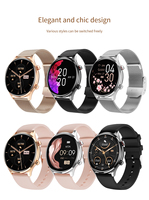 Jam Tangan Pintar Yuniq 2023 Monitor Detak Jantung Tekanan Darah Pelacak Tidur Jam Alarm Layar IPS IP67 Desain Mewah Unisex