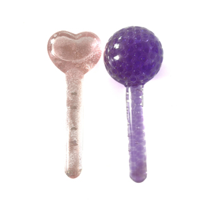 Đầy màu sắc long lanh thủy tinh dài đóng băng công cụ massage mặt làm mát da ICE quả cầu cho thư giãn - Product Image 2