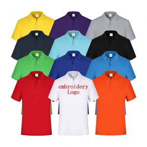 Polo pour hommes avec logo personnalisé Polo en polyester avec broderie personnalisée Publicité d'affaires Chemise de travail uniforme personnalisé promotionnel - Product Image 1