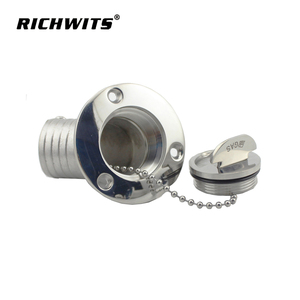 Bouchon de remplissage de carburant pour bateau, sans clé, en acier inoxydable poli miroir, avec vis de fixation, matériel de remplacement - Product Image 3
