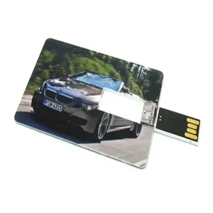 OEM مخصص بطاقة الائتمان الأعمال USB2.0 الترويجية السائبة محرك فلاش USB بندريف يو ذاكرة القرص عصا