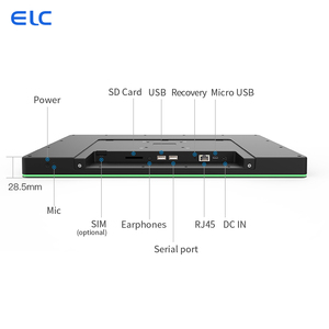 Tablette Android LCD 15,6 pouces OEM à montage mural avec barre lumineuse LED intégrale PoE pour la réservation de salles de réunion - Product Image 6