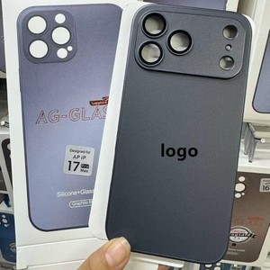 Matte AG avec étui en verre <span class=keywords><strong>Film</strong></span> lentille pour iphone 11 12 13 14 15 16 17air 17pro Max 16e - Product Image 5