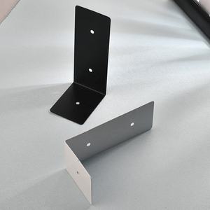 เหล็กจีนสีดำรูปตัวแอลขายึดมุมขวา90องศาตัวเชื่อมต่อรหัสสำหรับกล่องตกแต่งชั้นวางของรองรับการเชื่อมต่อ - Product Image 6