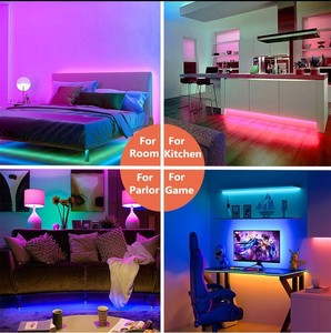 USB 5V LED Strip Light Addressable Dream Color Music Sync Chasing <b>RGB</b> App Remote <b>Control</b> Flexible Cuttable DIY for Room Decor - Product Image 4