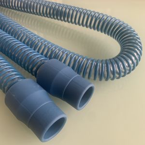 Tuyau de circuit <span class=keywords><strong>respiratoire</strong></span> universel en polymère léger et flexible pour <span class=keywords><strong>appareil</strong></span> <span class=keywords><strong>CPAP</strong></span>/BiPAP, longueur 6 pieds, taille personnalisable, oxygène - Product Image 1