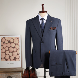 Completo da Uomo di Lusso Whale Lion, Resistente alle Pieghe, Monopetto <span class=keywords><strong>con</strong></span> Perline, per Sposi e Cerimonie, Professionale - Product Image 2