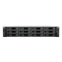 RS3626xs NAS 12 baies 2U en rack, Intel Xeon D-1726 6 cœurs, 8 Go ECC DDR4, double 10 GbE, alimentation redondante, stockage d'entreprise extensible