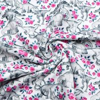 Tissu en polyester recyclé extensible dans les quatre sens, imperméable, respirant, à séchage rapide, imprimé sur mesure pour bikinis et maillots de bain