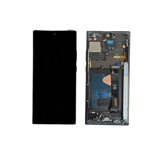 6.9" OLED LCD Touch Screen Digitizer Assembly for Note 20 Ultra 5G N985F N986B Replacement Display with Frame