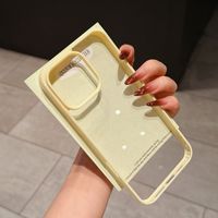 Funda Transparente para Teléfono con Diseño Simple DIY en Color Caramelo para iPhone 18 17 16 15 14 13 12 11 Pro Max, Carcasa Antigolpes con Caja