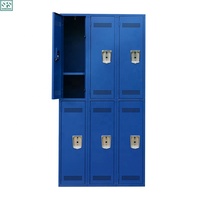 Casier de stockage en métal casier de piscine d'école avec la serrure à combinaison
