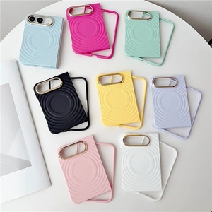 Coque de téléphone en silicone liquide magnétique à ondulations pour <span class=keywords><strong>iPhone</strong></span> Duo, coque antichoc - Product Image 6