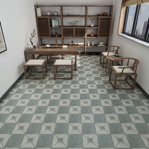 Tapis de sol en PVC imitation marbre blanc, extension ample en vinyle LVT, sol Flexible, carreaux de sol imbriqués en pvc - Product Image 1