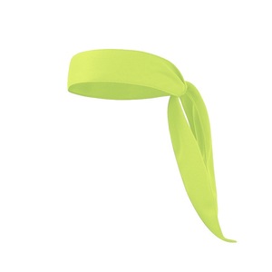 <span class=keywords><strong>Bandeau</strong></span> de sport BELLE WORLD personnalisé, couleur unie, large, antidérapant, en maille, à nouer, pour le tennis, le fitness et les sports - Product Image 6