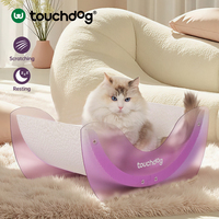 Touchdog arc-en-ciel bois écologique Durable chat griffoir lit noyau remplaçable chat griffoir salon Stable Anti-pointe intérieur