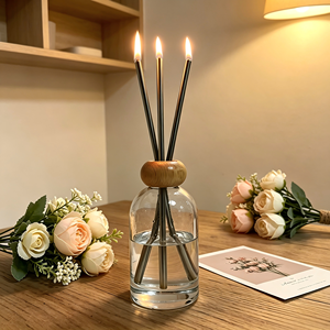 Vela de Aceite Decorativa de Diseño, para <span class=keywords><strong>Villa</strong></span> y Apartamento, Decoración Diaria, con Mecha de Vidrio Reutilizable, Decoración Interior - Product Image 4