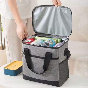Xx785 Classic Custom Logo Silk Screen Printed Insulated Bento Outdoor Portable Large Capacity <b>Ice</b> <b>Pack</b> Oxford Cloth Bag - Product Image 4