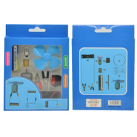 Kit de iniciación de aprendizaje de circuito eléctrico de Física de montaje DIY Kits de Educación de experimentos de Electricidad Básica de laboratorio de ciencias