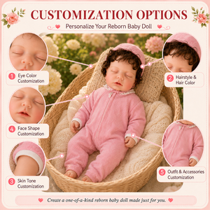 BAkwbwBY Muñeca Bebé <span class=keywords><strong>Reborn</strong></span> Realista de Silicona Sólida de 18 Pulgadas, Certificada por ASTM, con Expresión de Sueño - Product Image 6