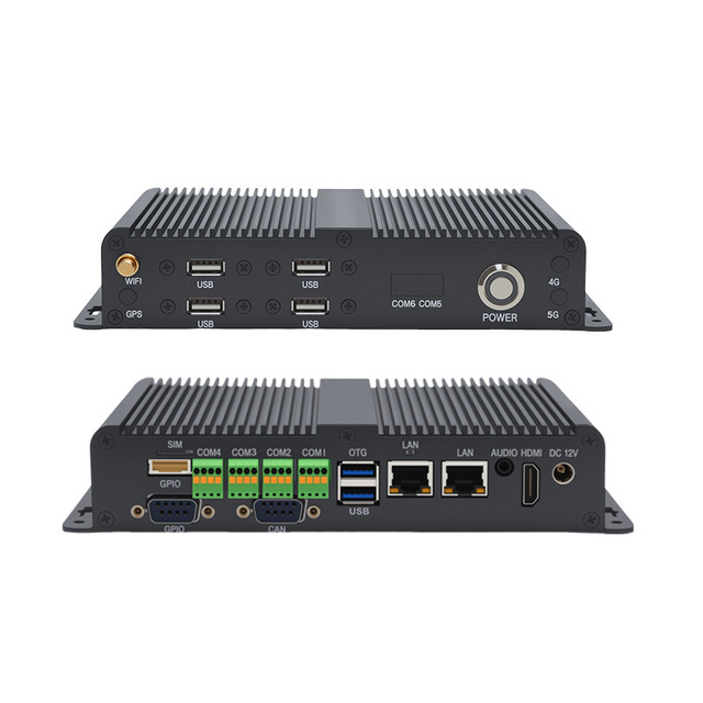 Industrial Computer with RK3568 Mini PC Quad Core 4GB RAM Android Fanless Box Low Power Consumption New Product
