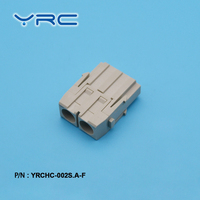 40A Módulo de 2 pines Terminal de crimpado Inserto macho Conector de servicio pesado Conector híbrido