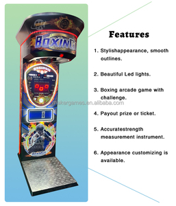 Nhà Sản Xuất Nhà Máy Công Viên Giải Trí Đồng Tiền Hoạt Động Trò Chơi Thể Thao Juego De Boxeo Đấm Bốc Đấm Máy <span class=keywords><strong>Arcade</strong></span> Đấm Bốc Giá Máy - Product Image 6