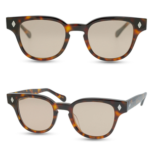 Gafas de sol de gran tamaño para mujer, <span class=keywords><strong>lentes</strong></span> marrones de nailon, a la moda - Product Image 1
