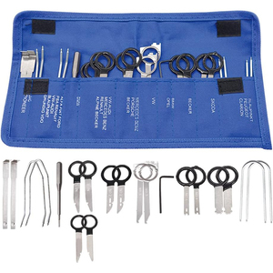 Kit alat penghilang Radio 20 buah, kunci pelepas Stereo kendaraan profesional - Product Image 6