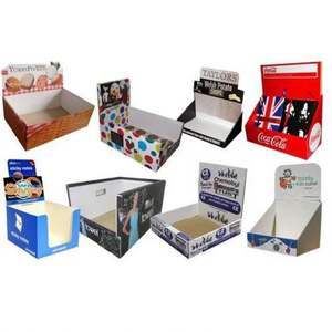 Exhibidores de Papel Corrugado Kraft Personalizados, Reciclables, Hechos con Materiales Reciclados, Listos para Usar, Cajas de Embalaje para Exhibición - Product Image 3