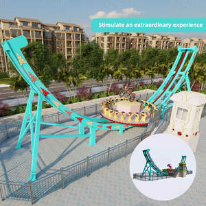 Захватывающий уличный парк развлечений Fair Playground вращающийся трек аттракционы летающие UFO аттракционы летающие Дискотека для продажи - Product Image 3