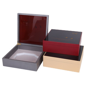Wooden Tea Box Personalised Tea Box Tea Custom Storage Gift Square Packaging Wooden Box With Lids