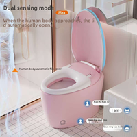 Nouvelle toilette intelligente monobloc avec bidet intégré, siège chauffant, double chasse fiable, facile à assembler (OEM) / WC intelligent moderne