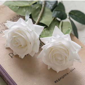 Chất Lượng Cao <span class=keywords><strong>Handmade</strong></span> Duy Nhất Nhân Tạo Lụa Bất Cảm Ứng Cao Su Trắng Hồng Hoa Hồng Cho Đám Cưới Tốt Nghiệp Nhà Đảng Sinh Nhật - Product Image 2