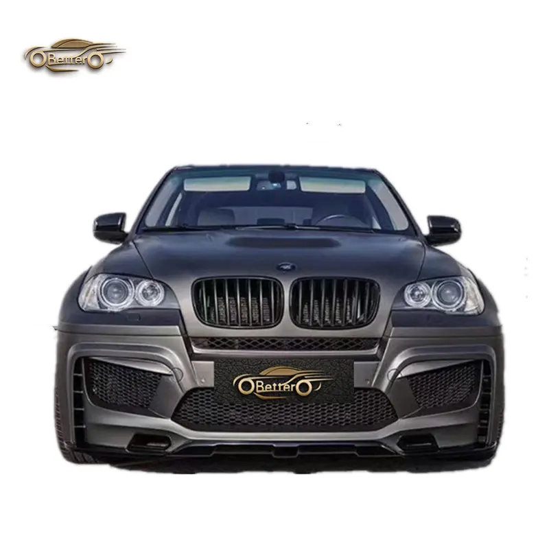 Kit de carros de alta qualidade, para bmw x5 e70 2006-13 a pd estilo 2006-2013, saia lateral do pára-choque traseiro e dianteiro