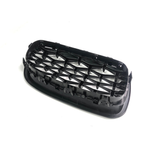 Llanta y plateado meteorito Fin riñón coche parrilla delantera para bmw F10 5 Series - Product Image 5