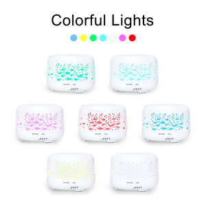 เครื่องกระจายกลิ่นน้ำมันหอมระเหยรูปปลาแบบโปร่งแสง ความจุ 0.5 ลิตร ใช้พลังงานจาก USB สำหรับใช้ในบ้าน พร้อมไฟและฟังก์ชั่นตั้งเวลา - Product Image 3